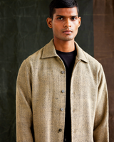 Herringbone Handloom Workwear Jacket