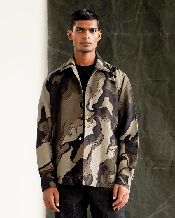 Molten Camouflage Overshirt