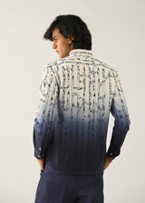 Fuselage Print Ombre Shirt
