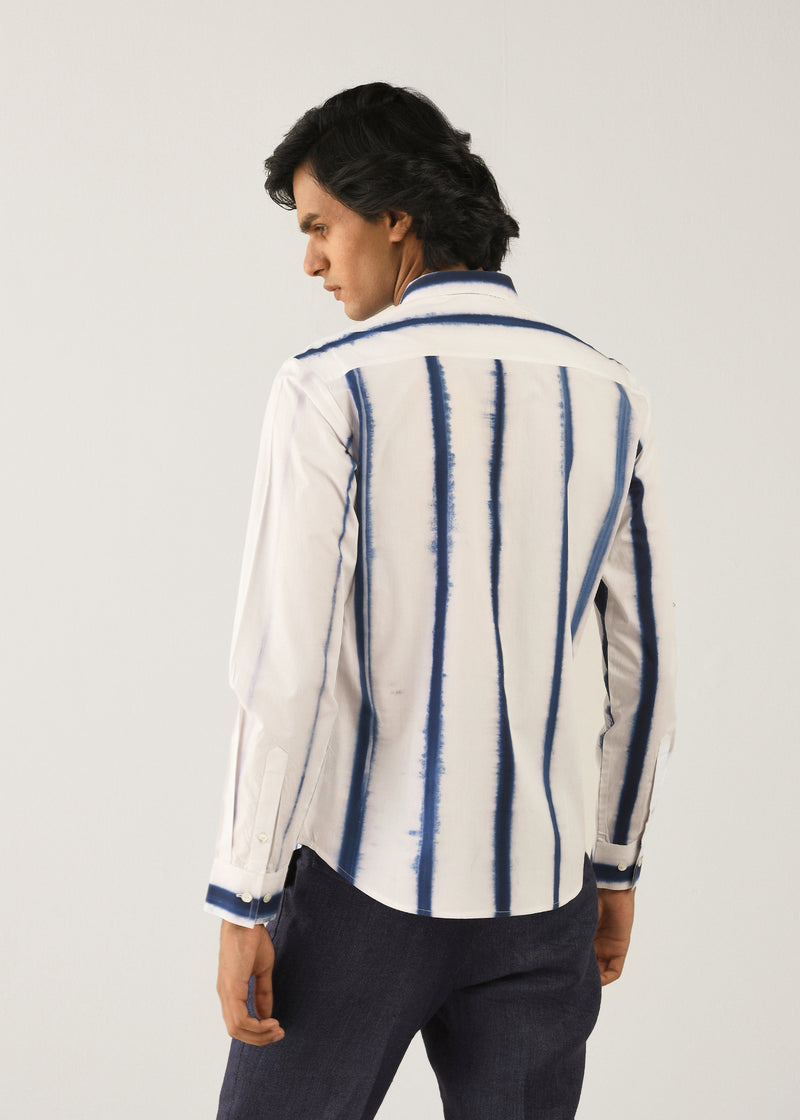 Tie Dye Stripes Shirt