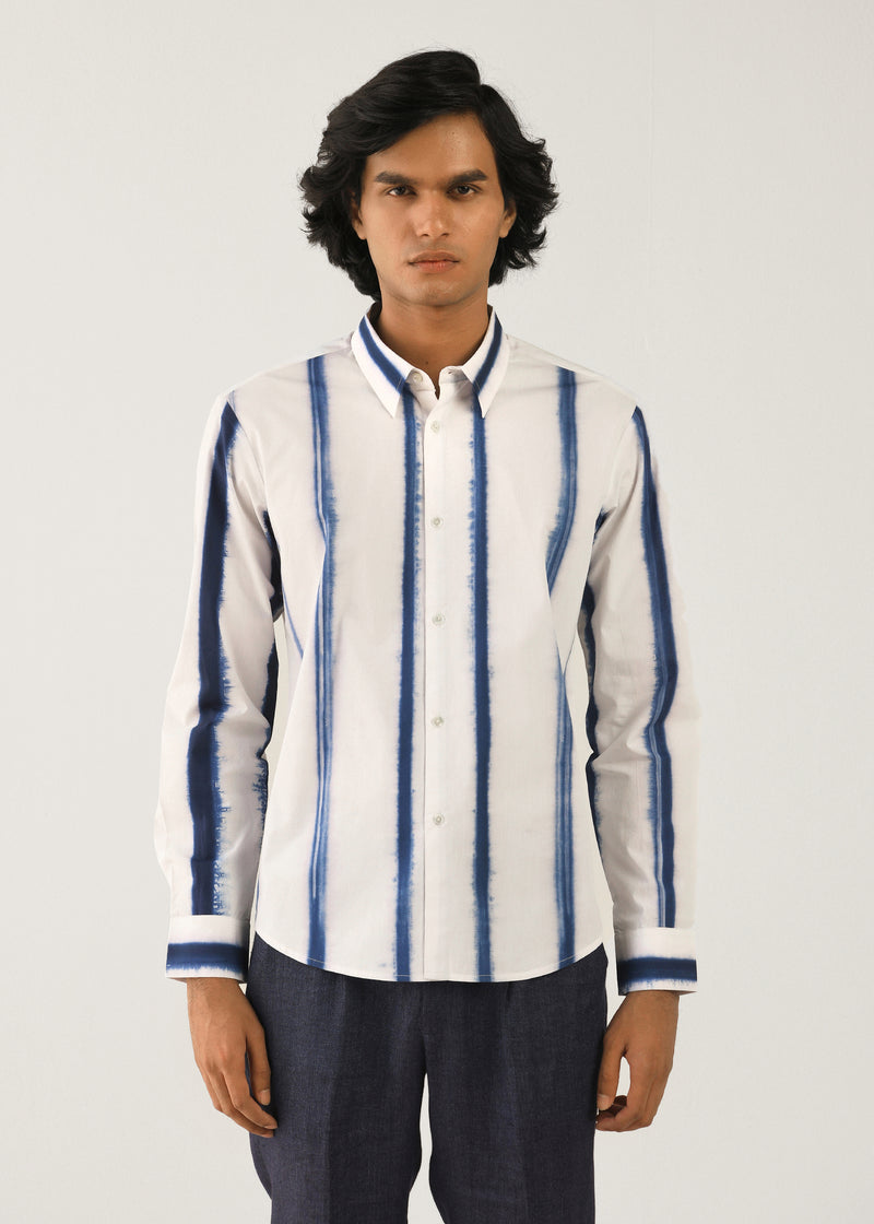 Tie Dye Stripes Shirt
