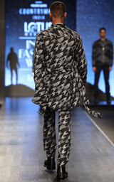 Star Houndstooth Kurta Set
