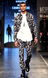 Star Houndstooth Kurta Set