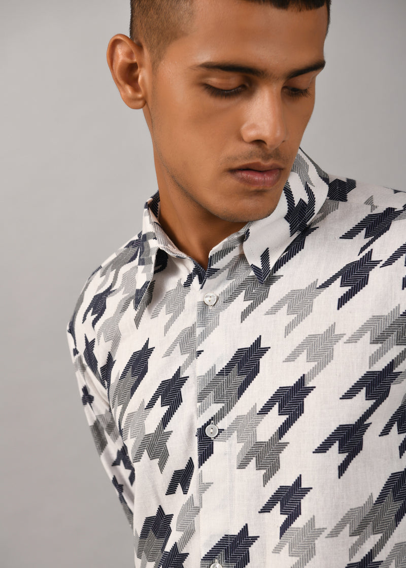 Star Houndstooth Shirt