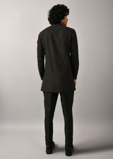 Olive Memoir trench Kurta