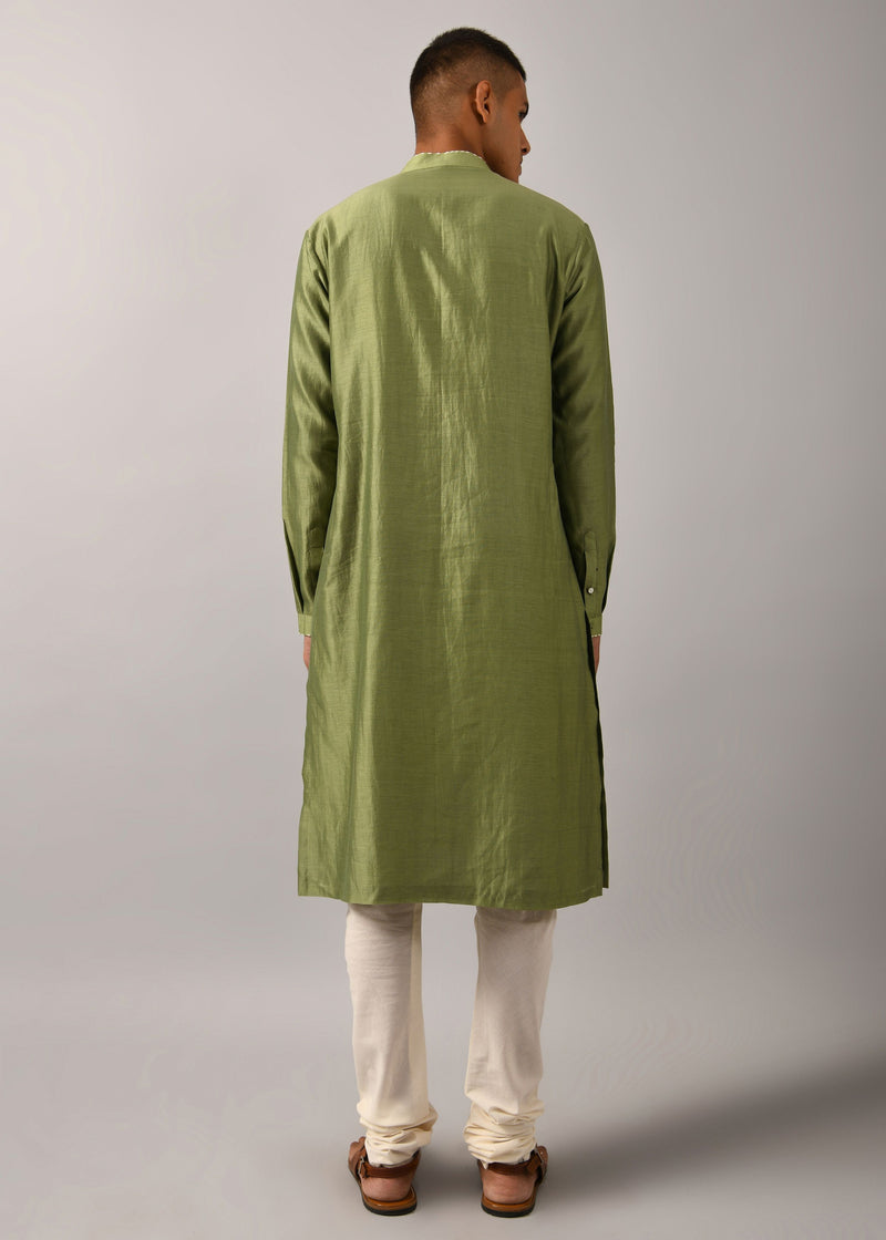 Morse Code Yoke Kurta Set