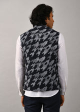 Houndstooth Printed Bundi