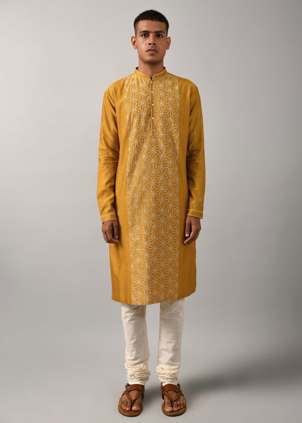 Dhruvtara Hand Embroidered Kurta Set