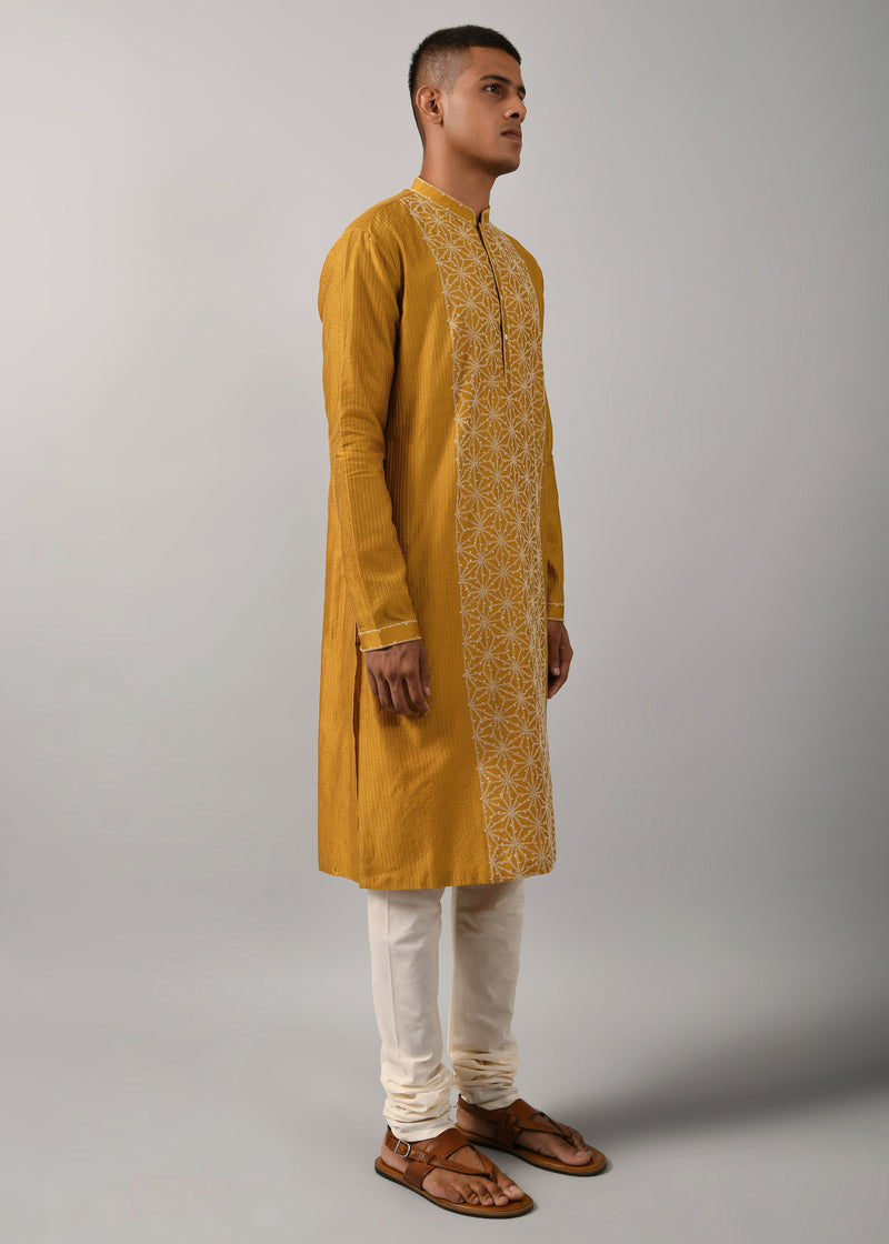 Dhruvtara Hand Embroidered Kurta Set