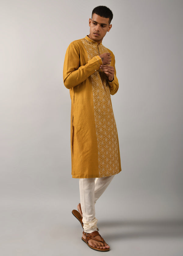 Dhruvtara Hand Embroidered Kurta Set