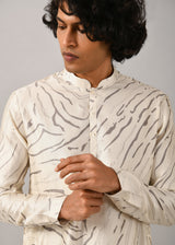 Ivory Terrain Maize Kurta