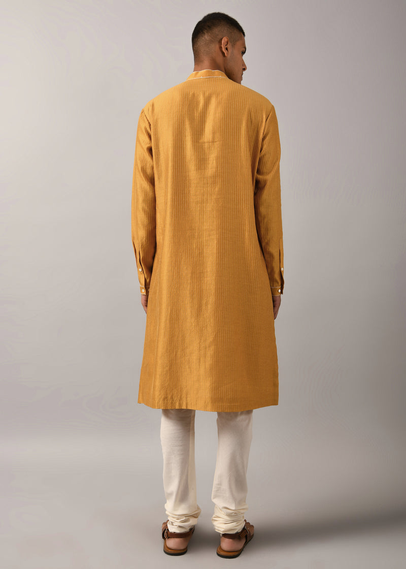 Chevron Hand Embroidered Kurta Set