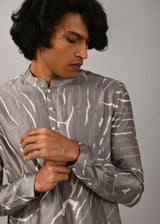 Grey Terrain Maize Kurta