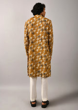 Houndstooth Printed Kurta