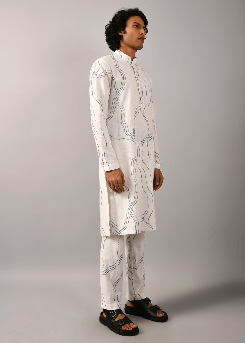 Constellation Lounge Printed Kurta Set