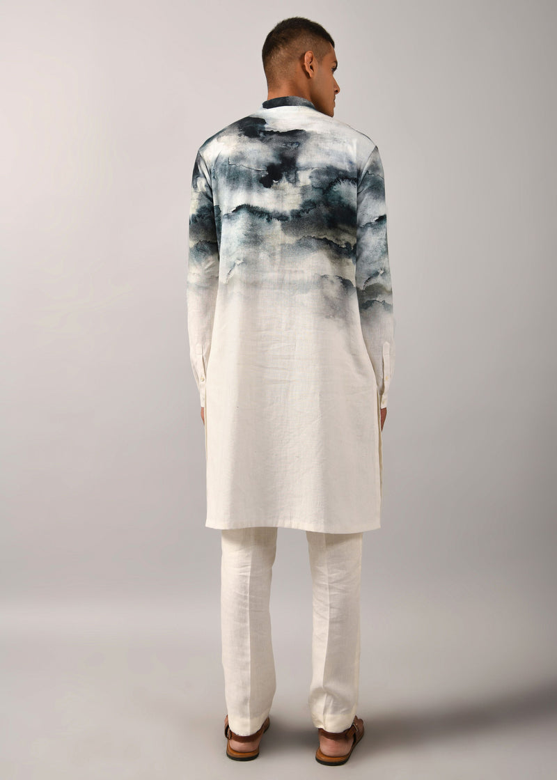 Camouflaged Clouds Kurta