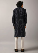 Constellation Silk Printed Kurta