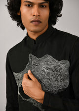 Cloud Embroidered Bundi