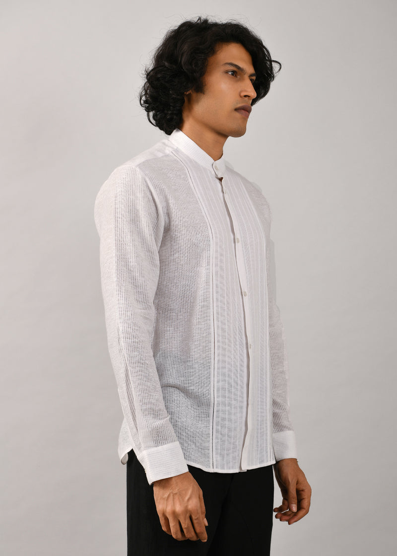 Linen Panel Shirt
