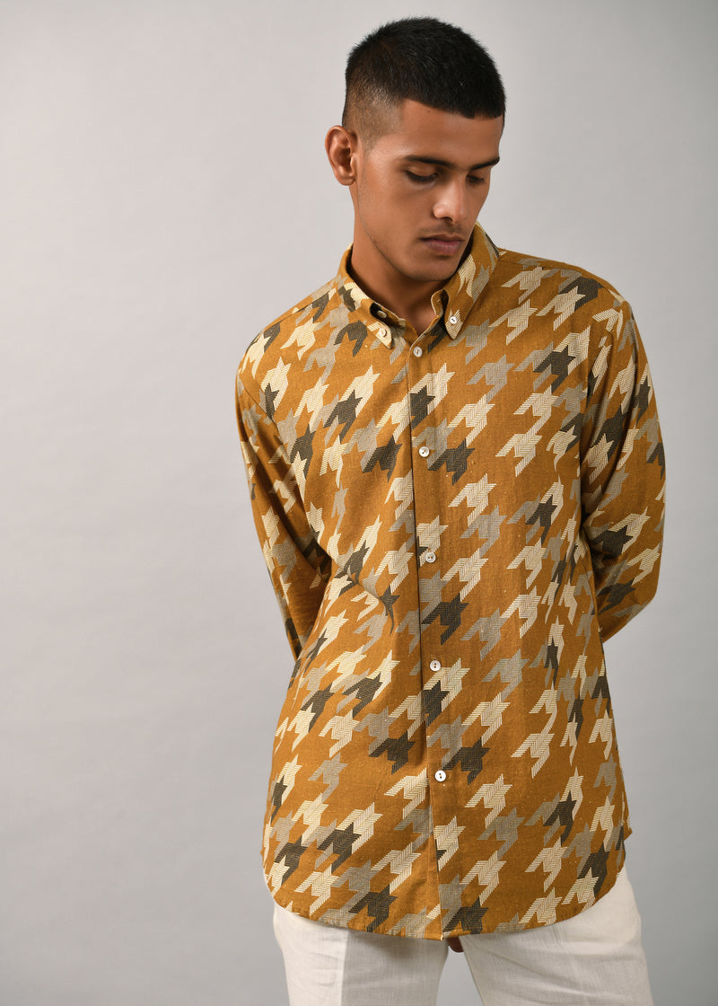 Star Houndstooth Shirt
