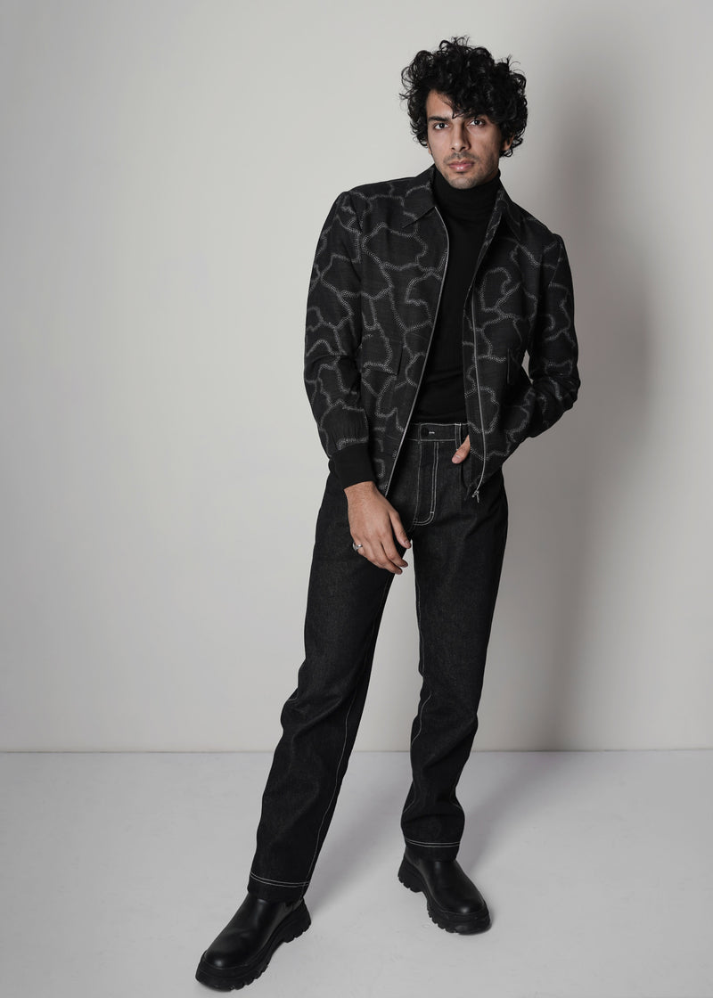 Camo-Coil Bomber Jacket