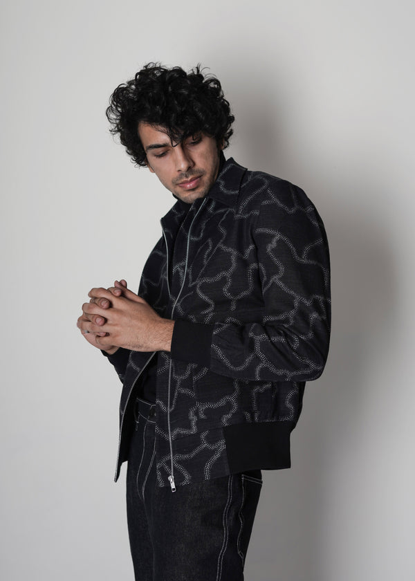 Camo-Coil Bomber Jacket