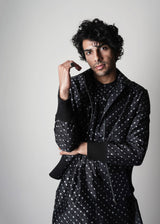 Printed Silk Short Kurta
