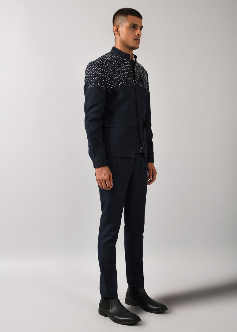 MORSE CODE SHORT JACKET