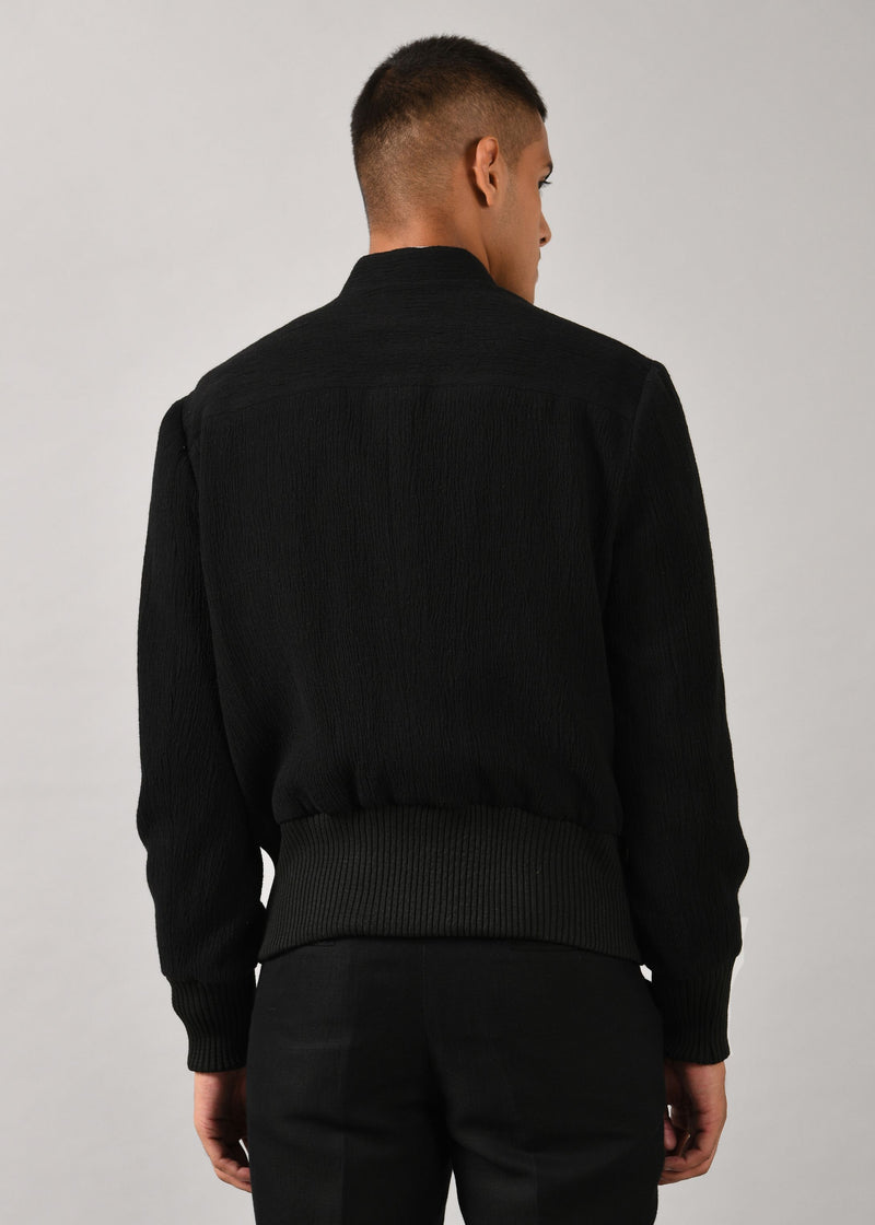 Morse Code Bomber Jacket 