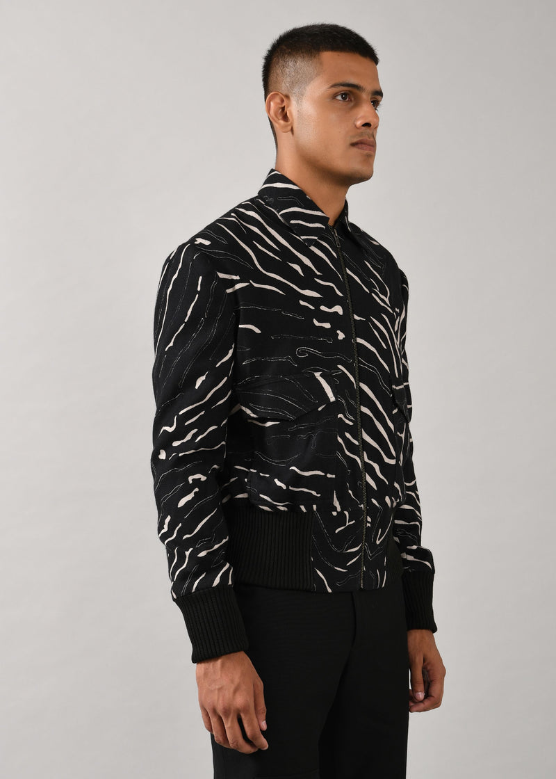 Terrain maize flight bomber jacket