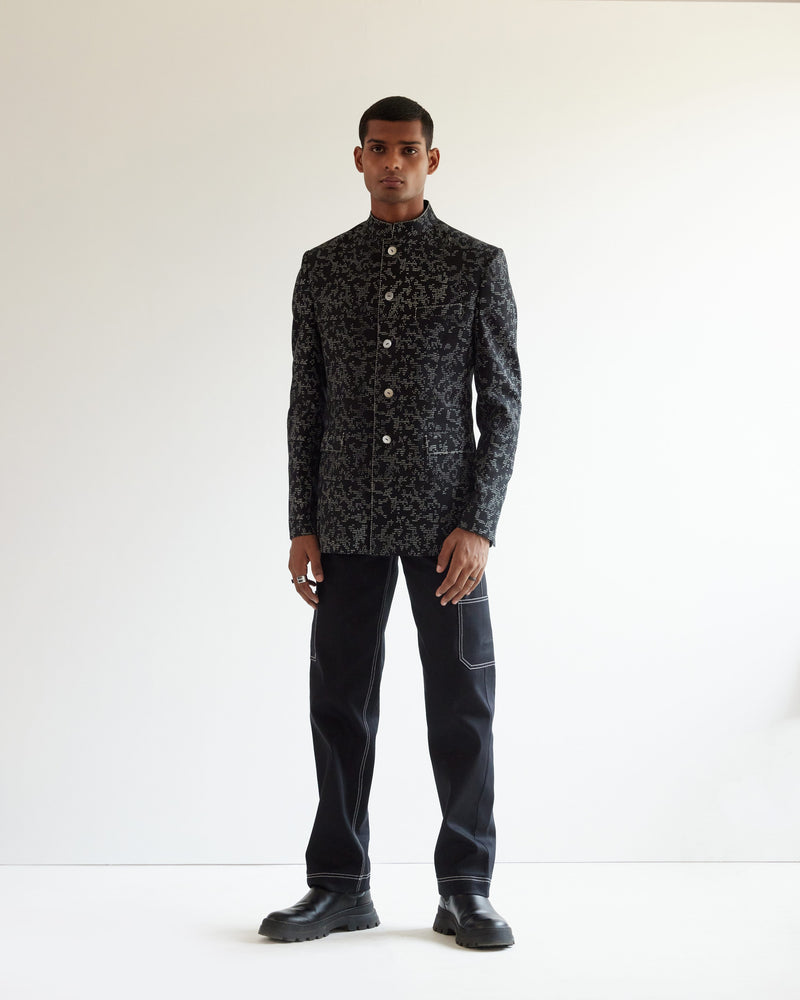 Camo-block Bandhgala