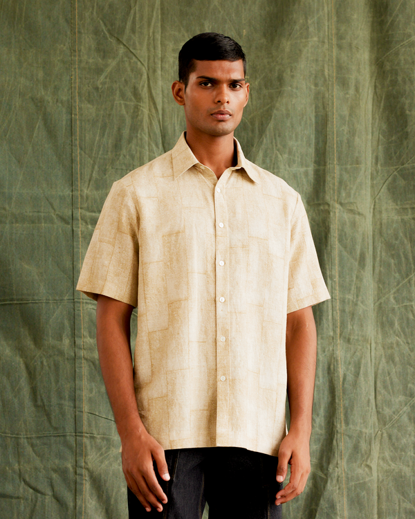 Wood-Block Wall Shirt