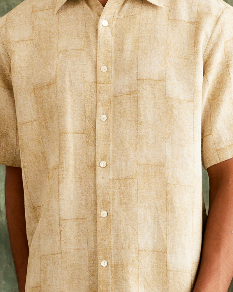 Wood-Block Wall Shirt