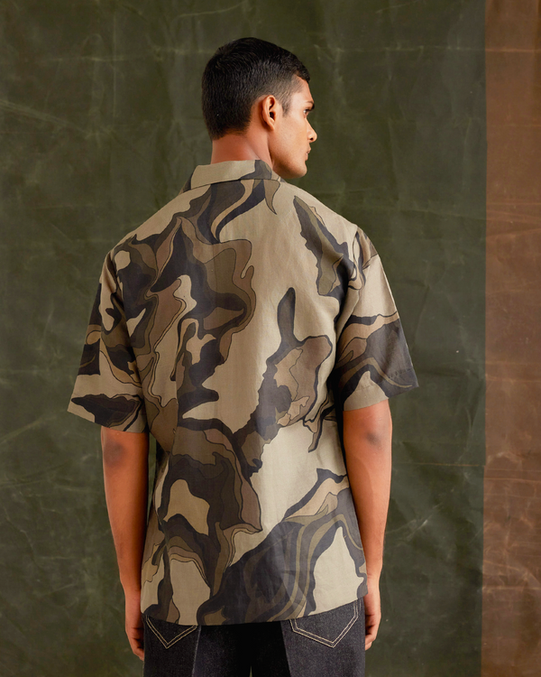 Molten Camo Half Shirt