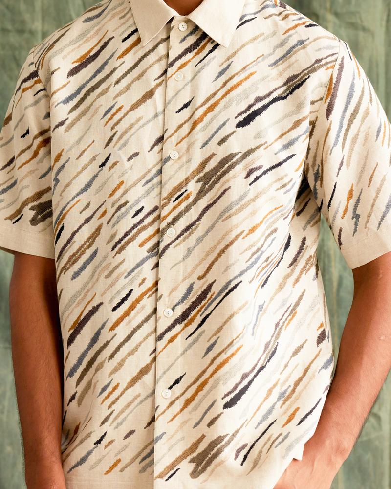 Camo-Rain Print Shirt