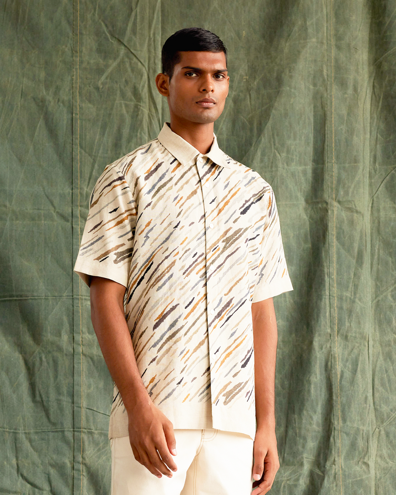 Camo-Rain Print Shirt