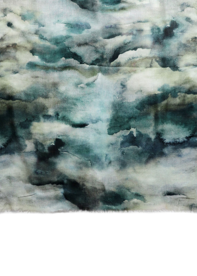 Camouflaged clouds scarf