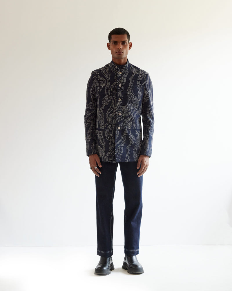 Infinity hand-embroidered Bandhgala