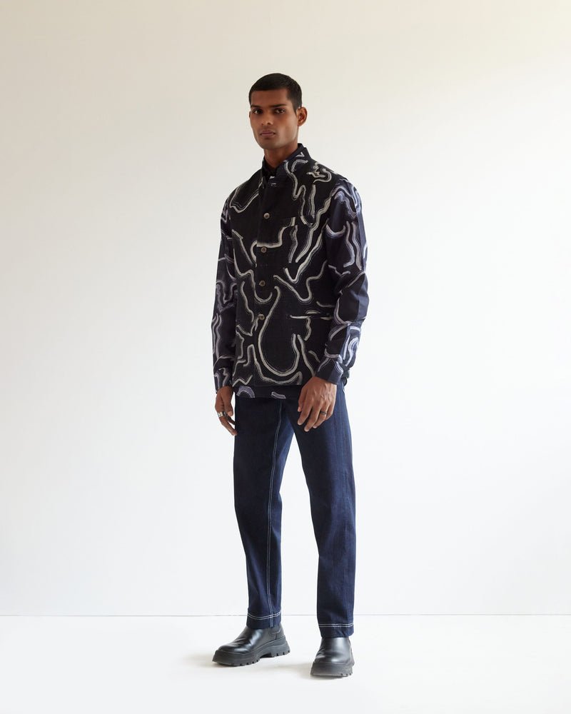 Desert Wave Print Shirt